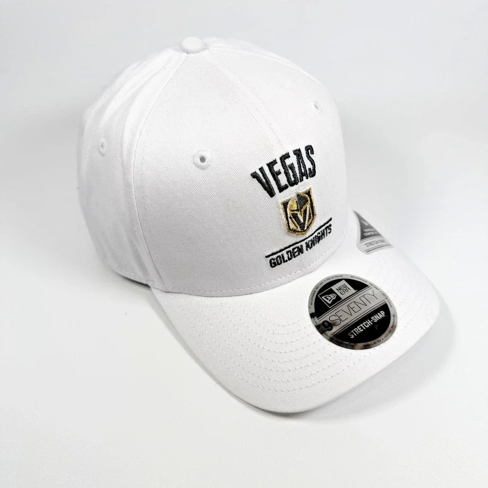 New‎ Era Vegas Golden Knights NHL 9SEVENTY Stretch Snap Hat White Snapback New